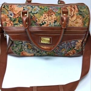 Vintage Flight Club Tapestry Travel/Duffle Bag   Size 16"×9"